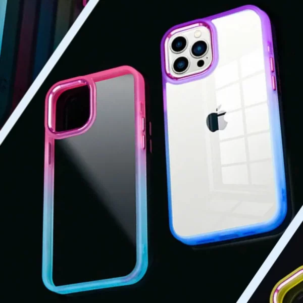 Husa Screen Geeks Gradient bumper iPhone 13 Pro Max [Red-Green]